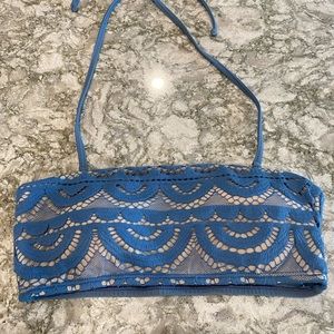 Pilyq lace bikini top